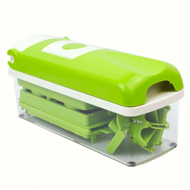 Терка Nicer Dicer PLUS овочерізка універсальна терка ручна овочерізка мультислайсер кухонна