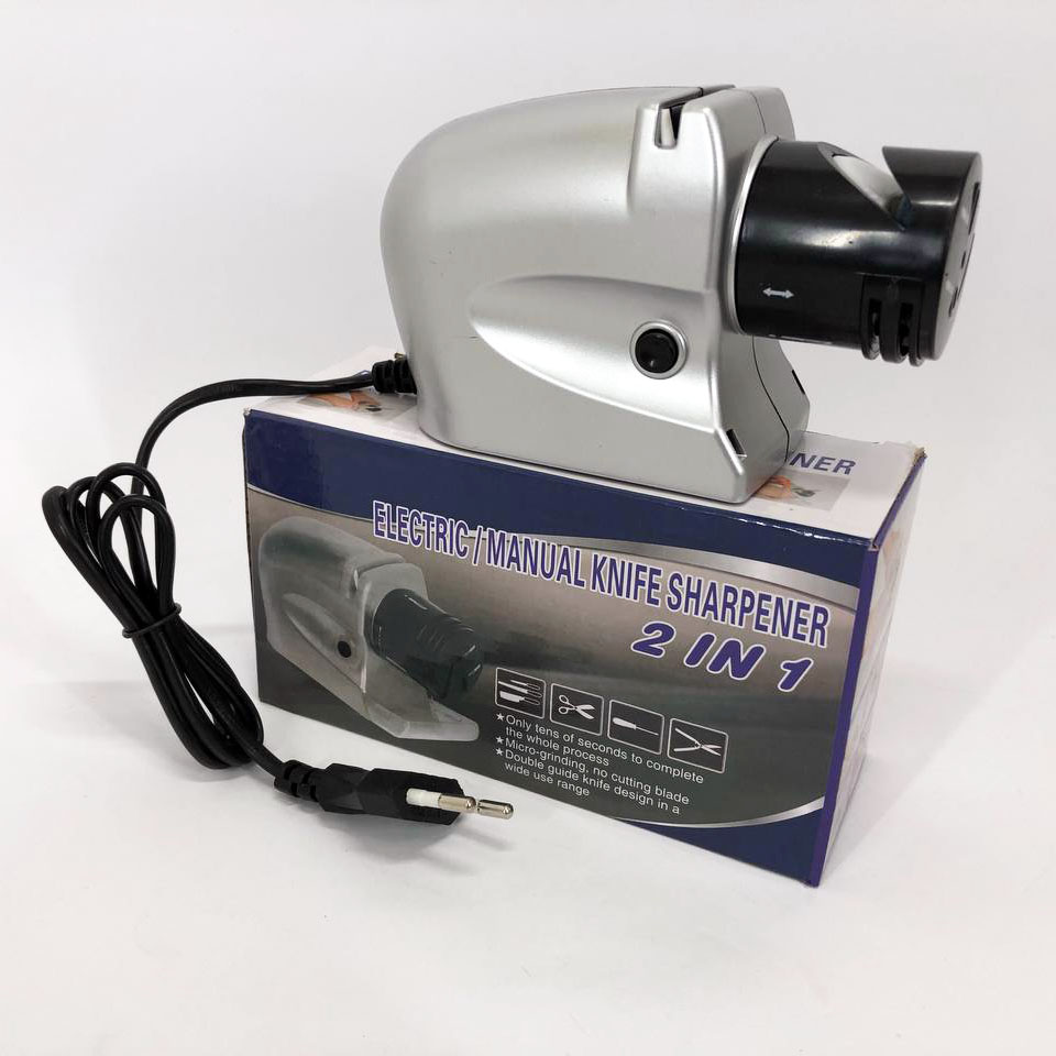 Електрична точила для ножів та ножиць ELECTRIC SHARPENER 220В, електронна точила для заточування ножів