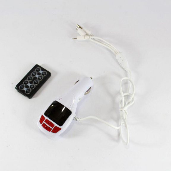 FM-модулятор, трансмітер FM MOD CM 7010 з зарядкою для телефону, FM-модулятор Bluetooth в машину