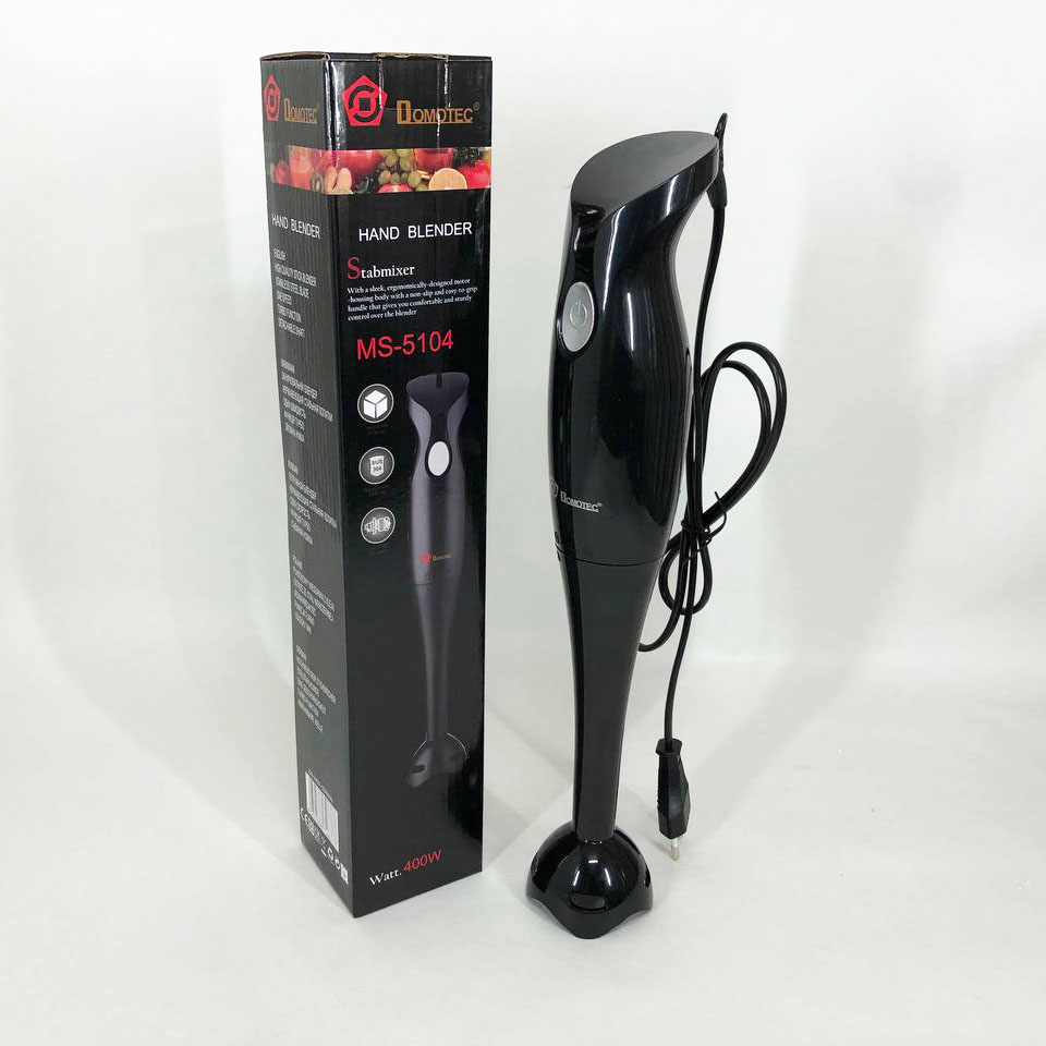 Блендер DOMOTEC MS-5104 400 Вт, занурювальний електричний блендер, блендер для дому, портативний блендер