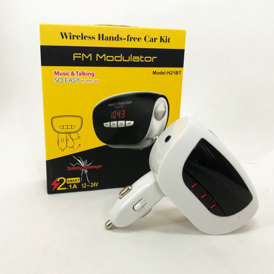 Автомобільний трансмітер FM‑модульатор MOD, USB‑трансмітер, FM‑модульатор з акумулятором H21 BT
