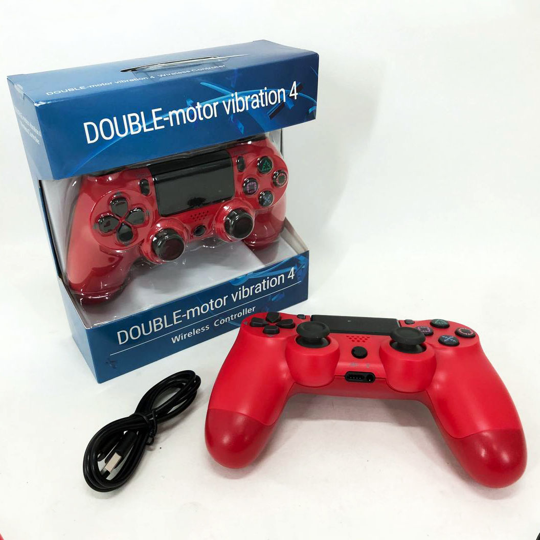 Джойстик DOUBLESHOCK для PS 4, бездротовий ігровий геймпад PS4/PC, акумуляторний джойстик. Колір: червоний