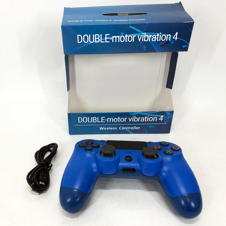 Джойстик DOUBLESHOCK для PS 4, бездротовий ігровий геймпад PS4/PC, акумуляторний, колір синій