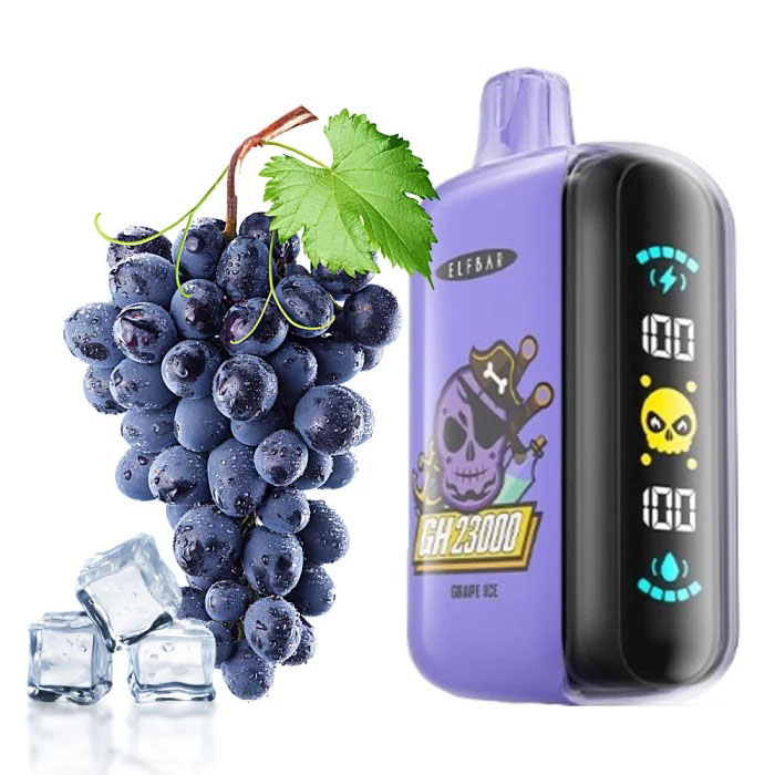ELF BAR GH 23000 5 %. Виноград (Grape Ice)