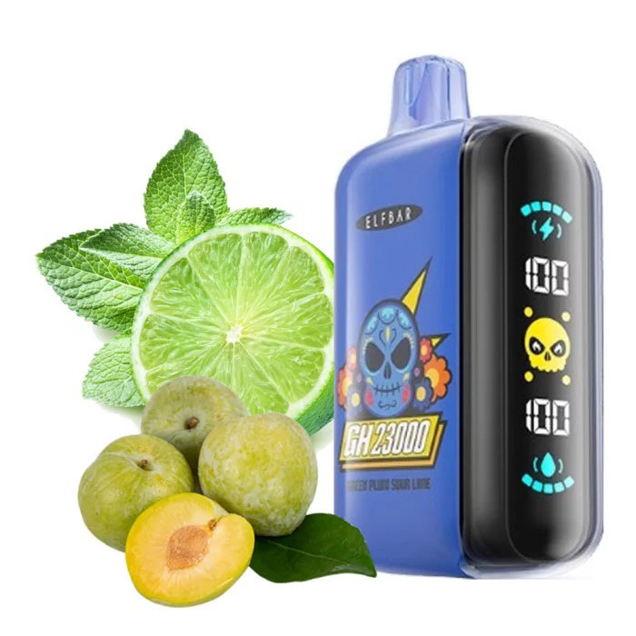 ELF BAR GH 23000 5 % Зелена слива, кислий лайм