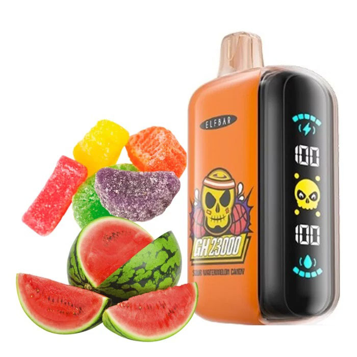 ELF BAR GH 23000 5 % Кислі кавунові цукерки (Sour Watermelon Candy)