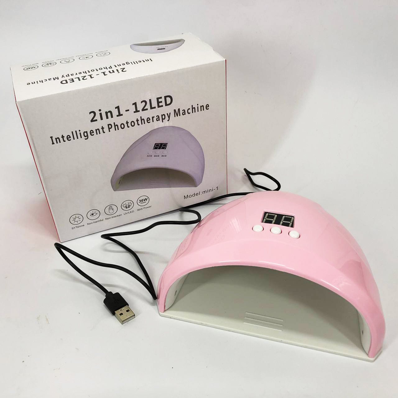 Сушарка для нігтів 36 W FD 258 Beauty Nail, лампа для сушіння гель‑лаку для дому, універсальна лампа для сушіння гель‑лаку