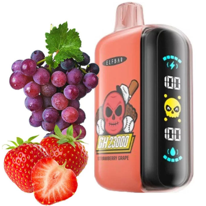 ELF BAR GH 23000 5 %. Полуниця Виноград (Strawberry Grape)