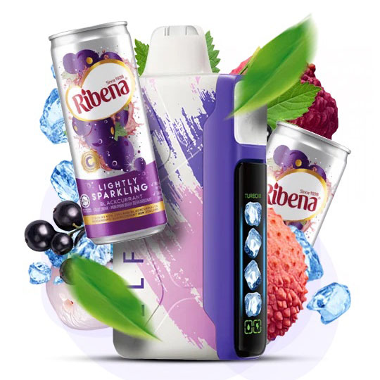 Elf Bar Ice King 30000. Рібена Лічі (Ribena Lychee)