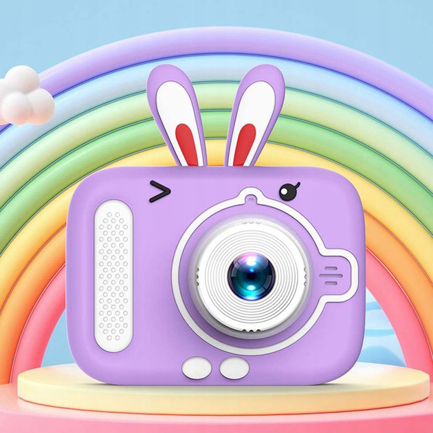 Дитячий цифровий фотоапарат X900 Rabbit, колір: фіолетовий