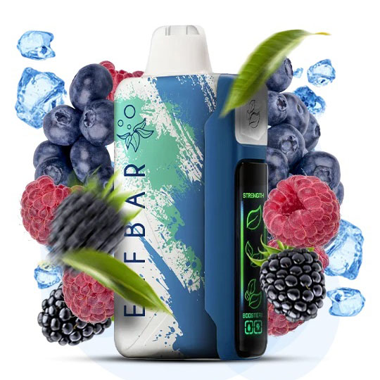 Elf Bar Nic King 30000. Синя малина (Blue Razz Ice)