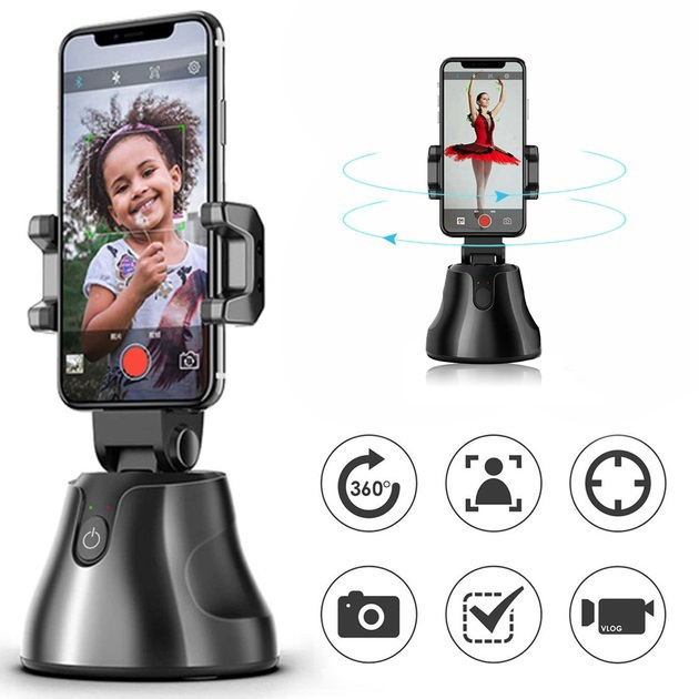 Смарт тримач смартфона Apai SMART 360° з датчиком відстеження руху, розумний штатив для блогерів