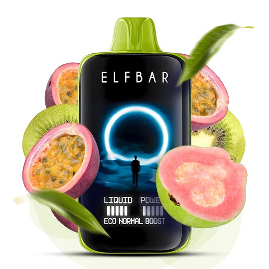Elf Bar Moon Night 40000. Ківі, маракуя, гуавa (Kiwi Passion Fruit Guava)