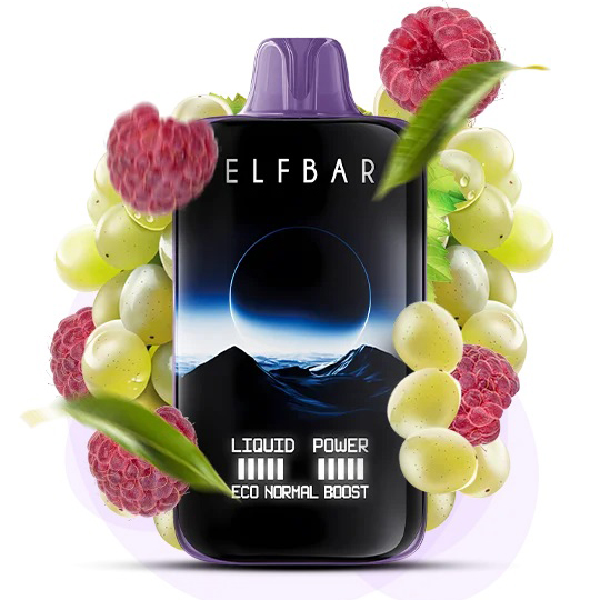 Elf Bar Moon Night 40000. Виноград‑малина
