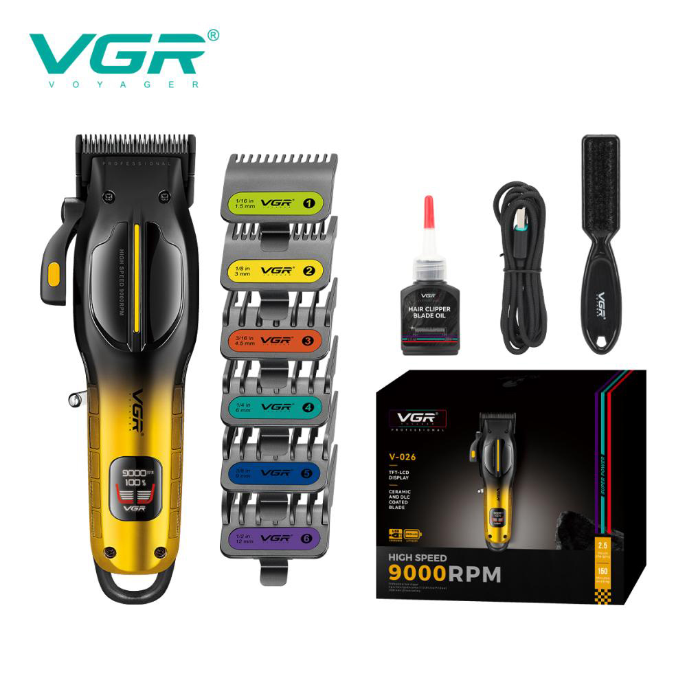 Акумуляторна машинка для стрижки VGR V-026 GOLD. Колір: золотий