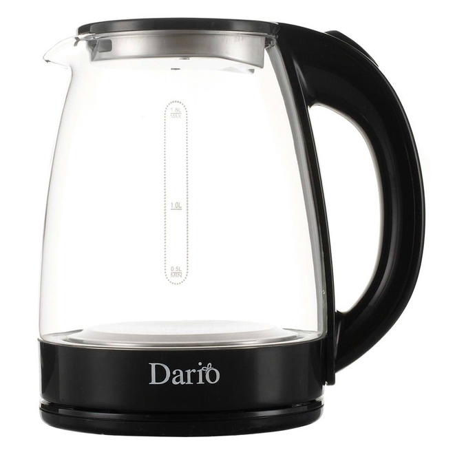 Електрочайник Dario DR1802 Black 1,8 л