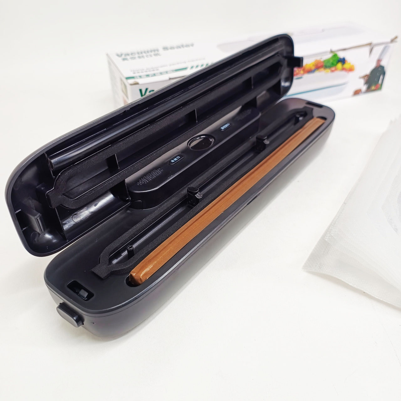 Вакуумний пакувальник автоматичний з дисплеєм Vacuum sealer NEW BLACK