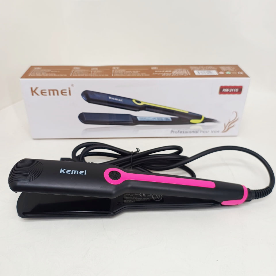 Щипці KEMEI для волосся гофре KM-2116 45 Вт Pink