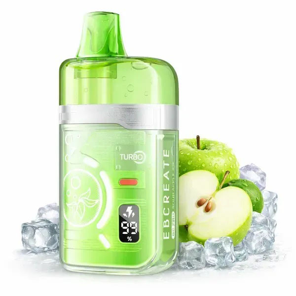 Elf Bar EBCreate BC Pro 40000. Кисле яблуко (Sour Apple Ice)
