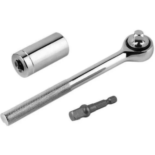 Тріскачка з універсальною головкою Instantly Grips any Shape 7‑19 мм
