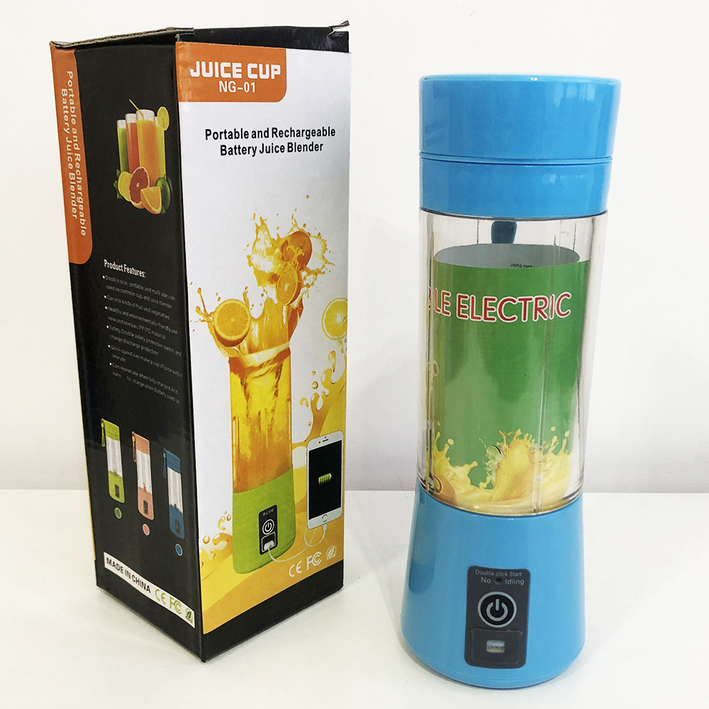 Блендер Smart Juice Cup Fruits USB, колір синій