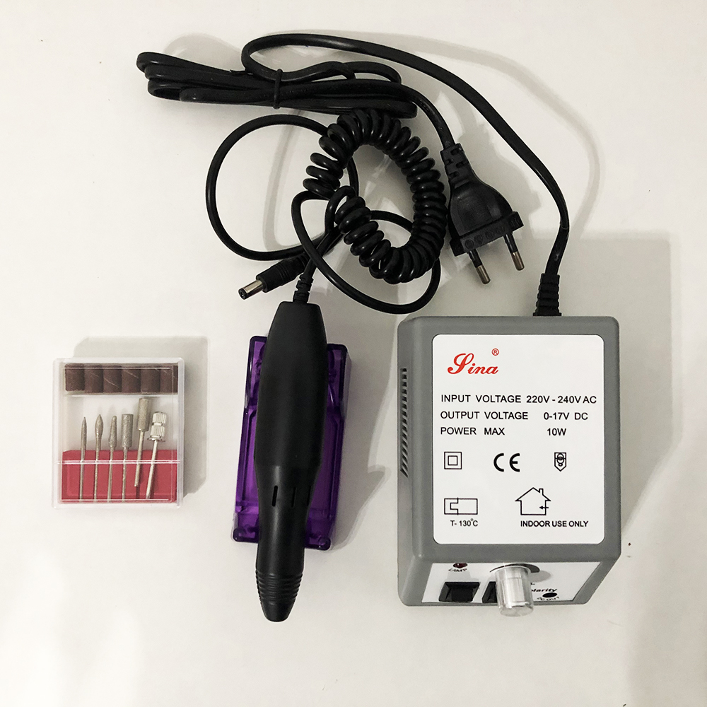 Фрезер для манікюру Beauty nail DM-14/2000, ручний фрезер для манікюру, для зняття гель‑лаку. Колір: сірий