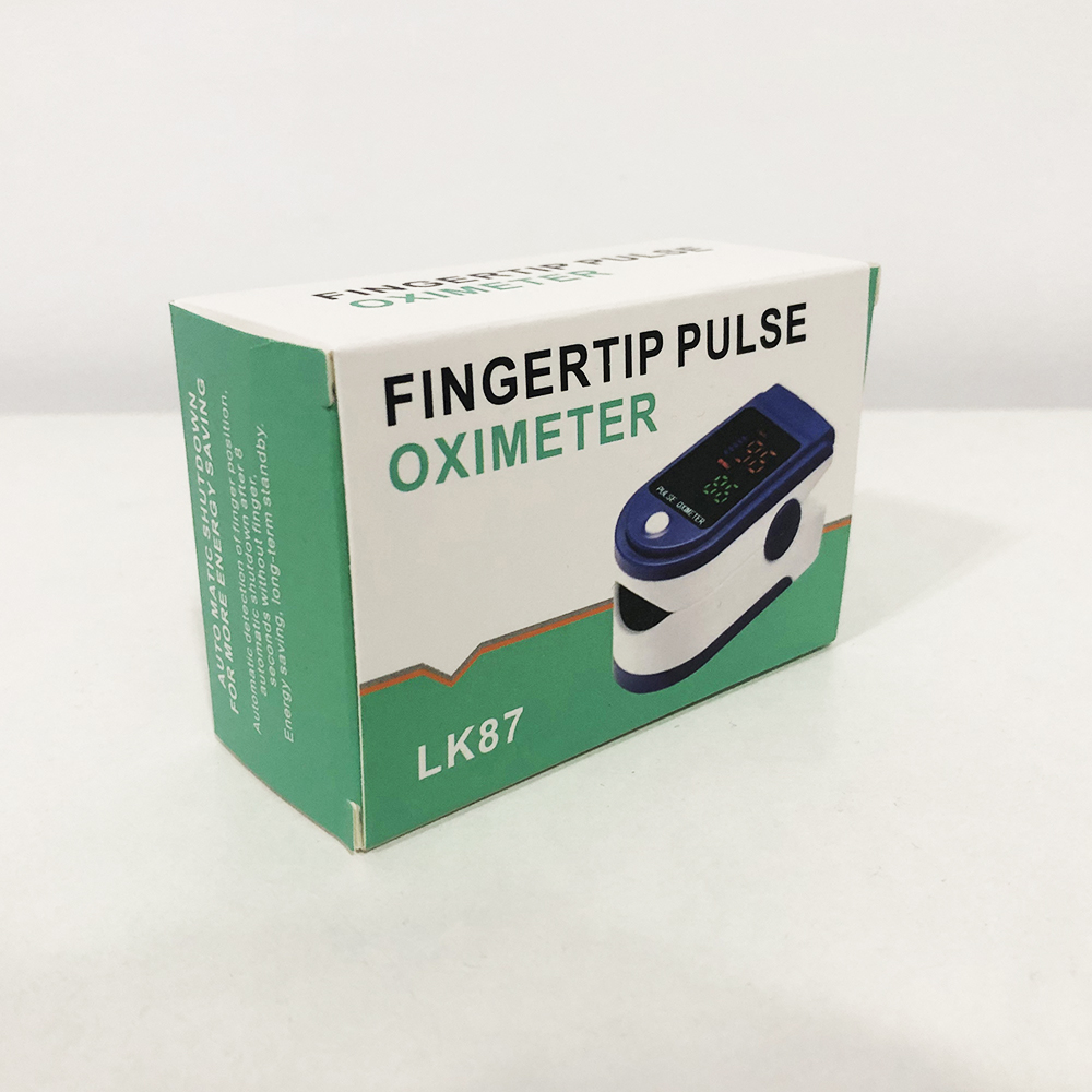 Пульсоксиметр Fingertip pulse oximeter LK87, портативний пульсоксиметр для вимірювання пульсу та сатурації