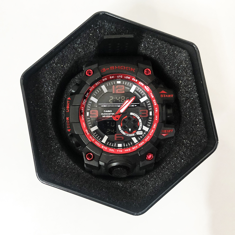 Наручний годинник G SHOCK GG-100B, червоний