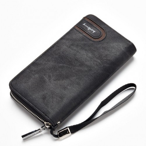 Чоловічий гаманець Baellerry Denim S1514. Колір: чорний