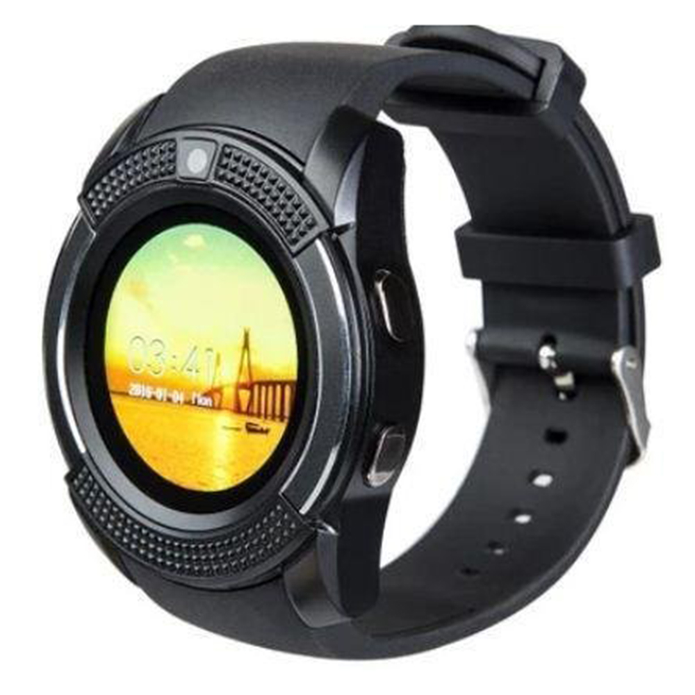 Розумний смарт‑годинник Smart Watch V8. Колір: чорний