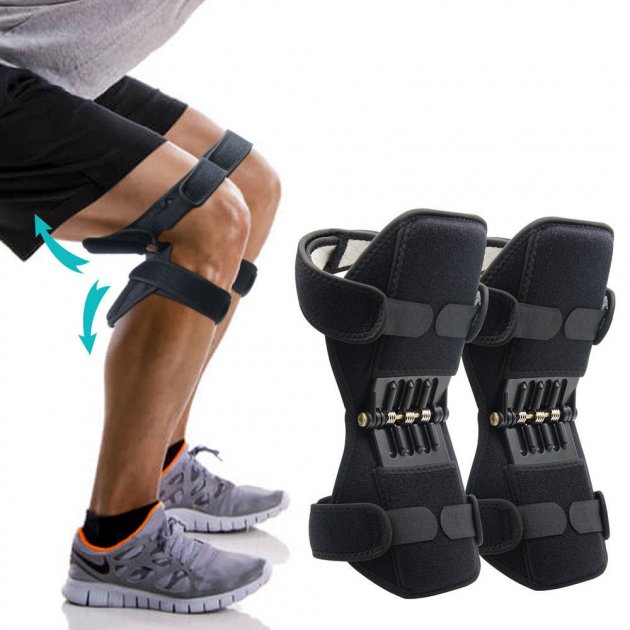 Колінні стабілізатори підколінні біонічні Powerknee Nasus для підтримки колінного суглоба з антибактеріальним покриттям