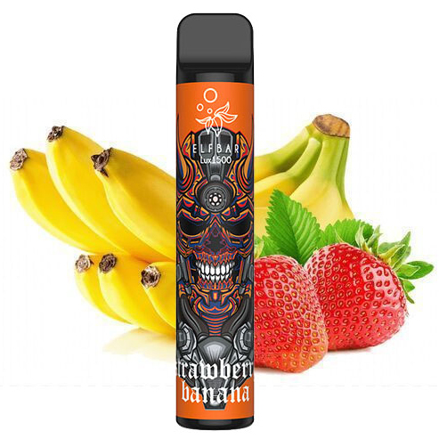 Elf Bar LUX 1500. Полуниця‑банан (Strawberry Banana)