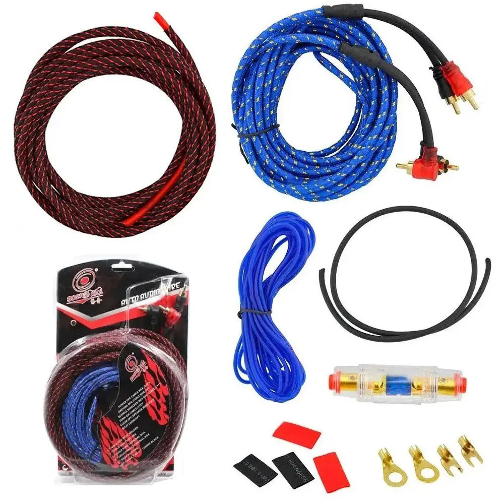 Набір проводів AWG/RCA для встановлення сабвуфера KIT 10GA/C011