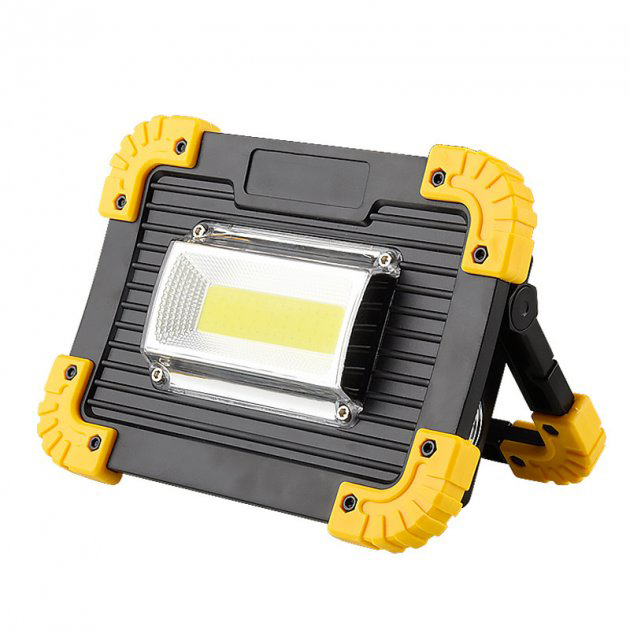 Світлодіодний ліхтар LED прожектор USB L811-20W-COB-1W з Power Bank, лампа‑прожектор, ручний прожектор