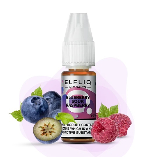 Рідина ELFLIQ 30 мл 5 % Чорниця кисла малина (Blueberry Sour Raspberry)