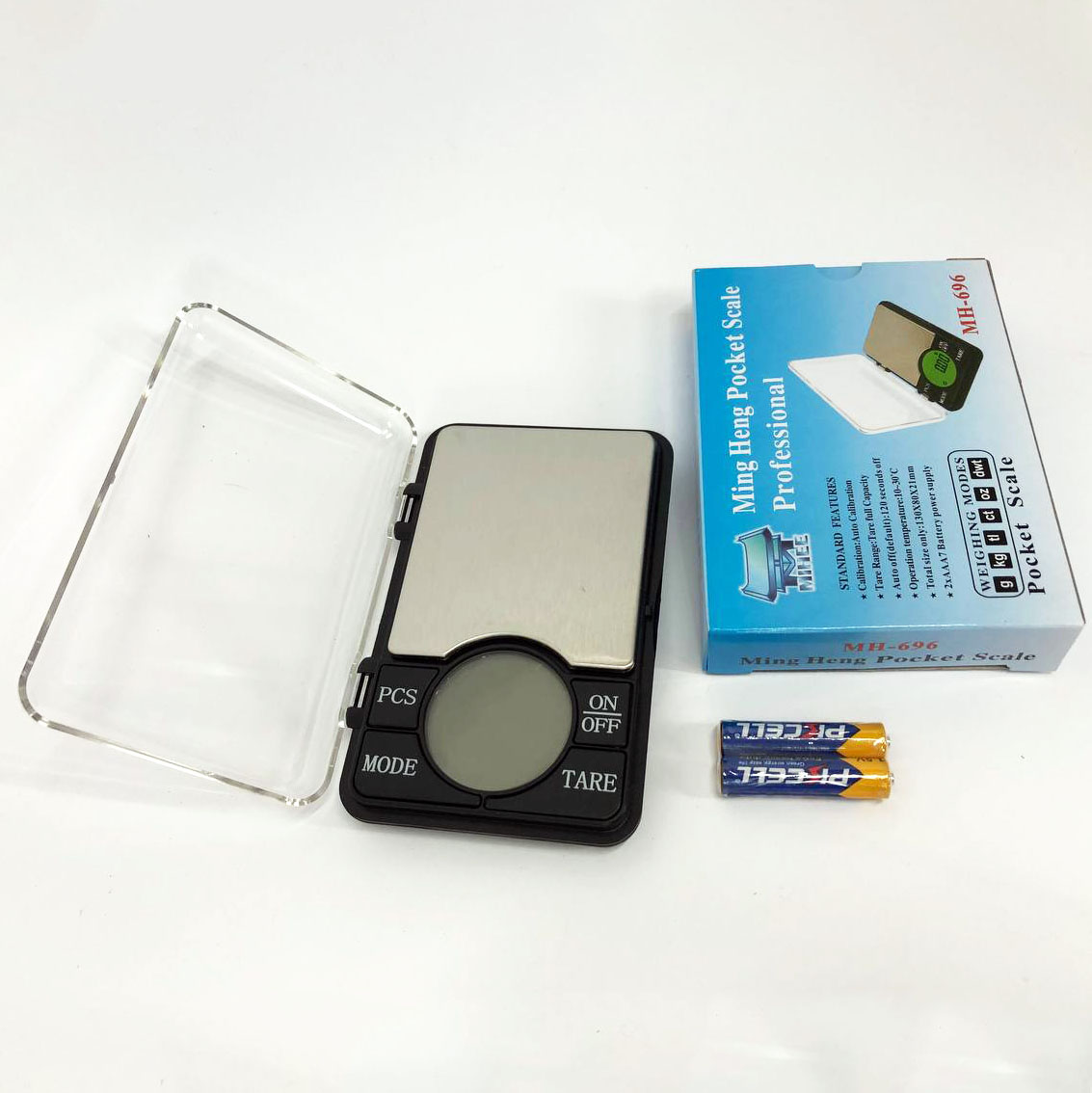 Ваги ювелірні Ming Heng Pocket Scale Professional MH-696 на 600 г, точні електронні ваги